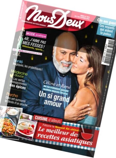 Nous Deux – 2 au 8 Fevrier 2016 Cover
