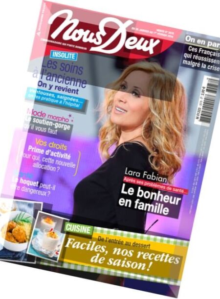 Nous Deux – 26 Janvier au 1 Fevrier 2016 Cover