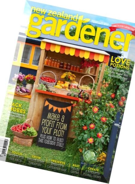 NZ Gardener – February 2016 Cover