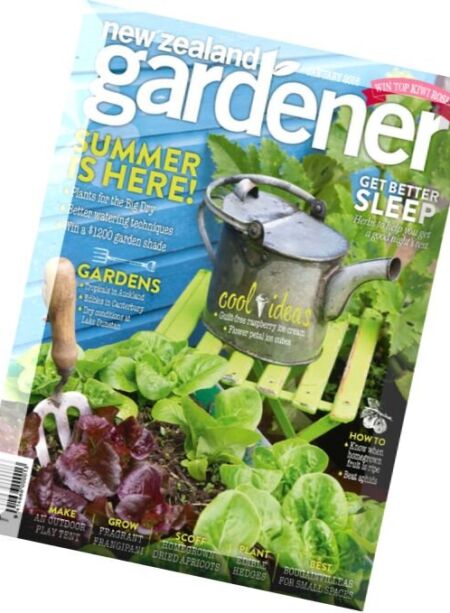 NZ Gardener – January 2016 Cover