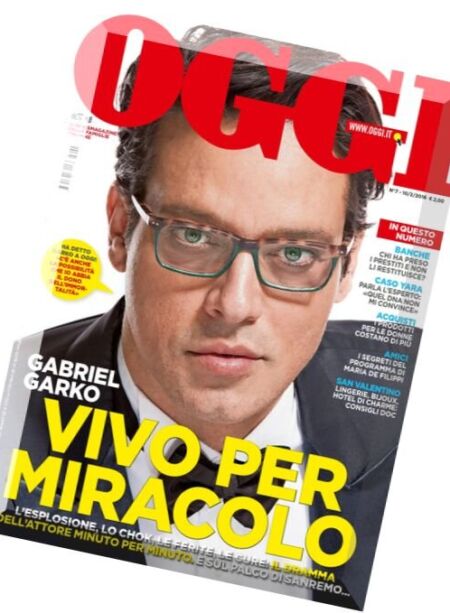 Oggi – 10 Febbraio 2016 Cover