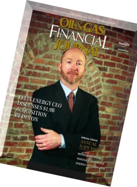 Oil & Gas Financial Journal – January 2016 Cover