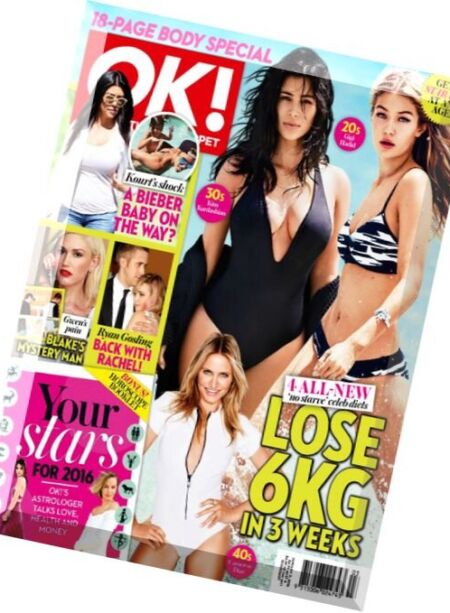 OK! Magazine Australia – 11 Janaury 2016 Cover