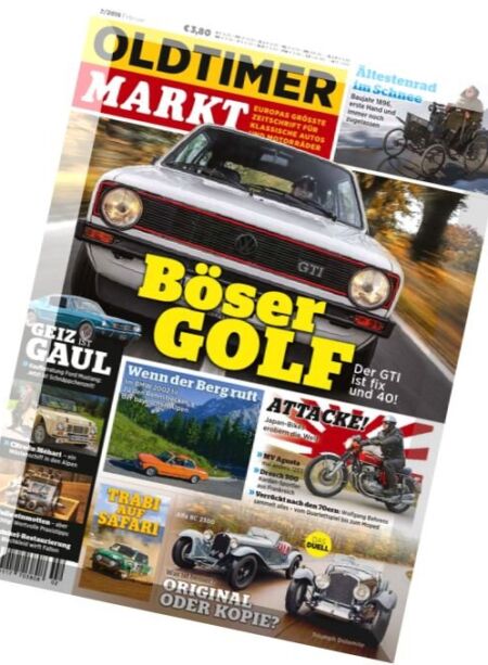 Oldtimer Markt – Februar 2016 Cover