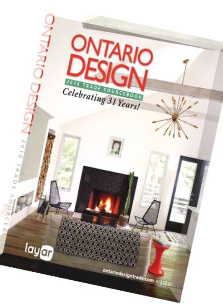 Ontario Design – 2016 Cover