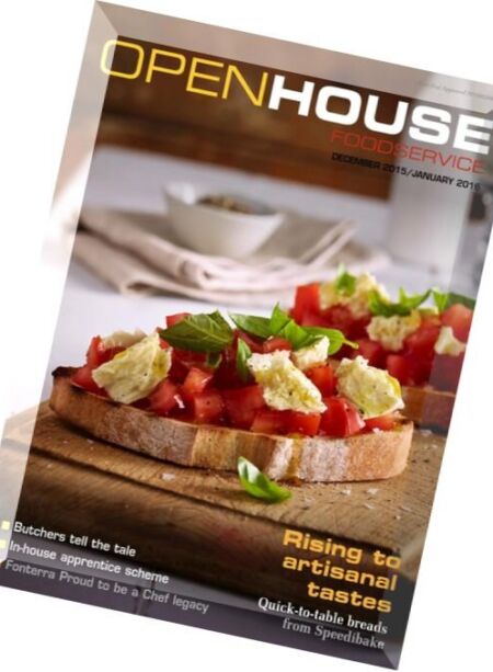 Open House Foodservice – December-January 2016 Cover