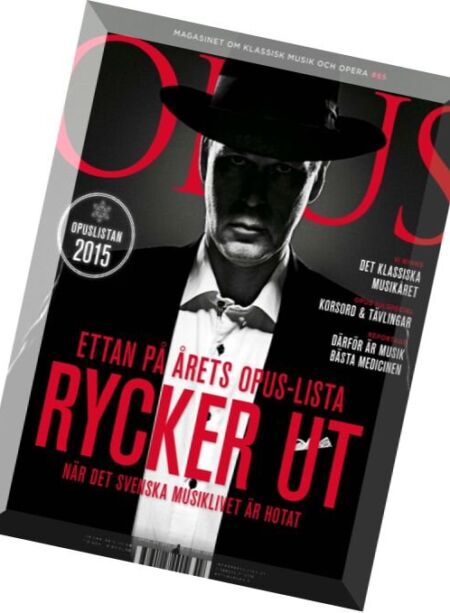 Opus – Nr.65, December 2015 – Februari 2016 Cover