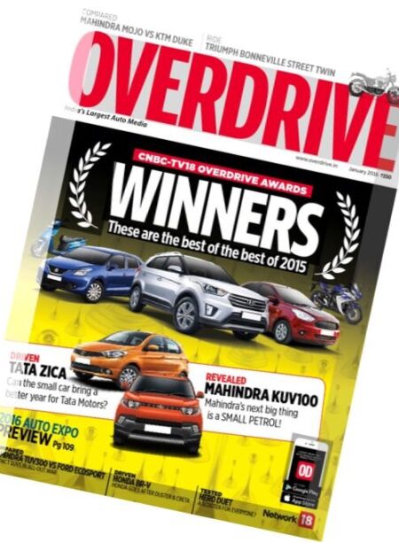 Overdrive – January 2016 Cover
