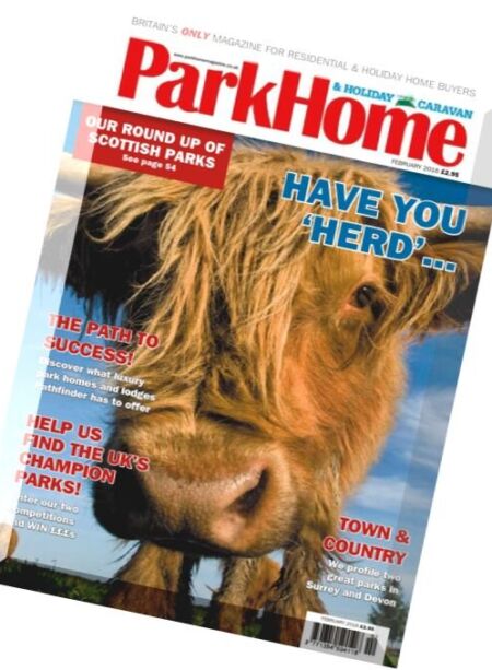 Park Home & Holiday Caravan – February 2016 Cover