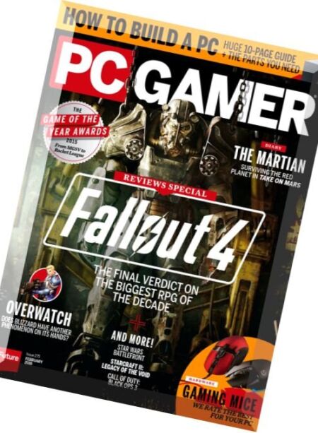 PC Gamer USA – February 2016 Cover