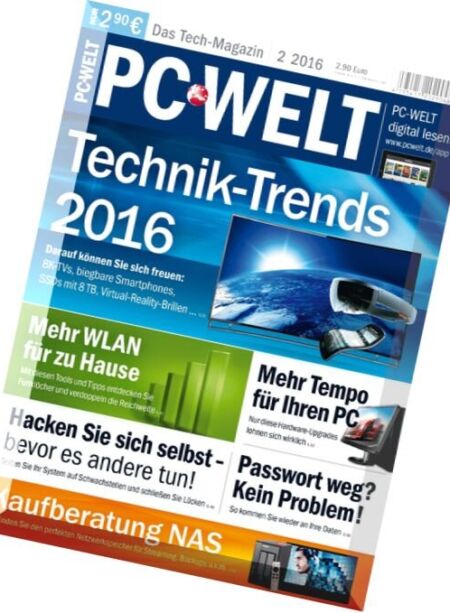 PC-Welt – Februar 2016 Cover