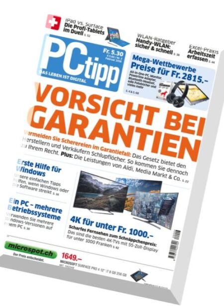 PCtipp – Februar 2016 Cover