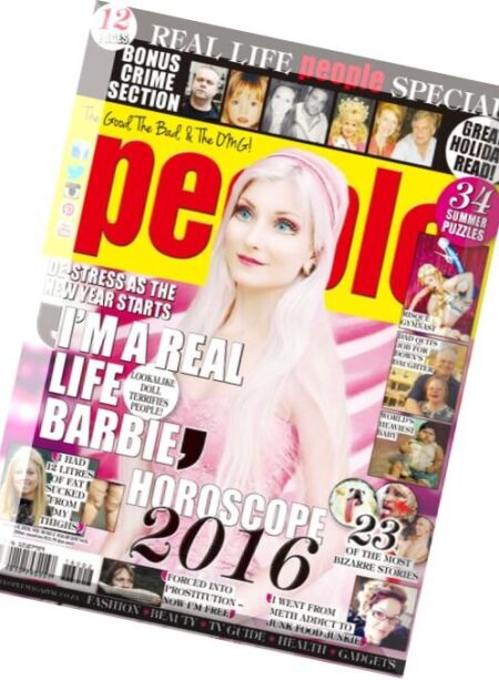 People Magazine South Africa – 8 January 2016 Cover