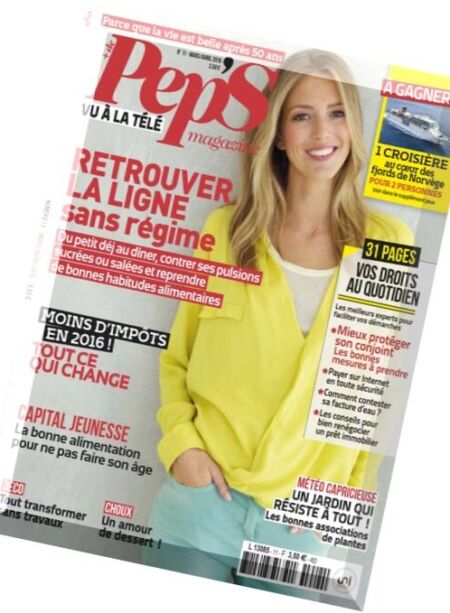 Pep’s – Mars-Avril 2016 Cover