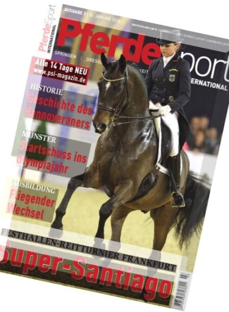 PferdeSport International – 16 Januar 2016 Cover