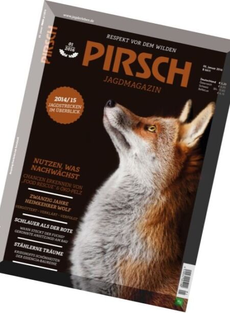 Pirsch Jagdmagazin – N 01, 05 Januar 2016 Cover