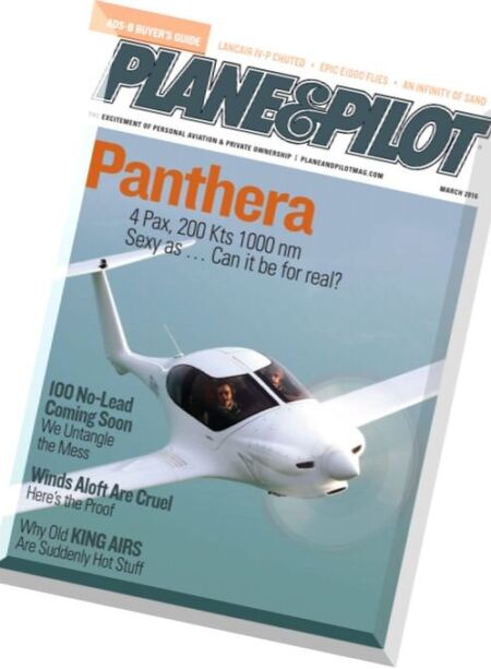 Plane & Pilot – March 2016 Cover