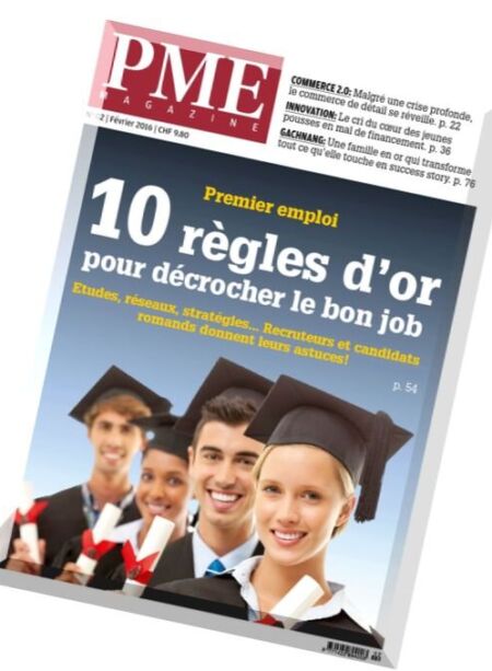 PME Magazine – Fevrier 2016 Cover