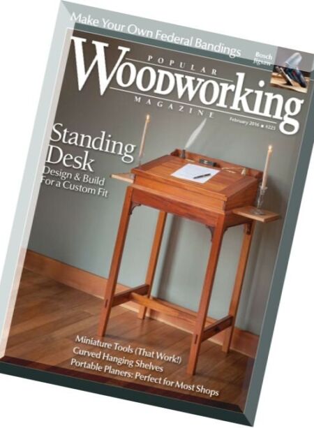 Popular Woodworking – February-March 2016 Cover