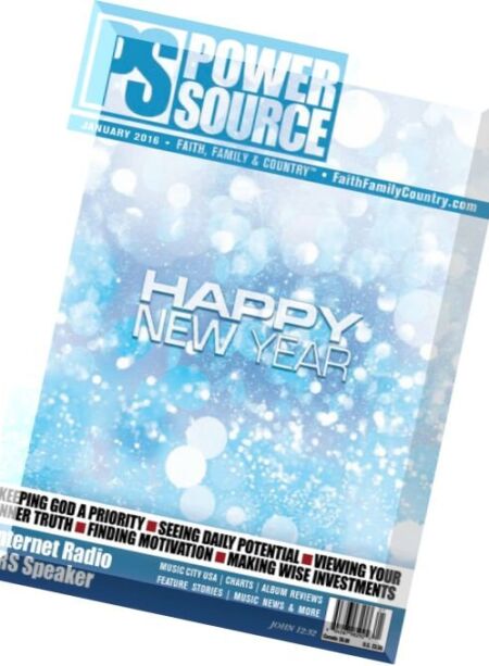 Power Source – January 2016 Cover