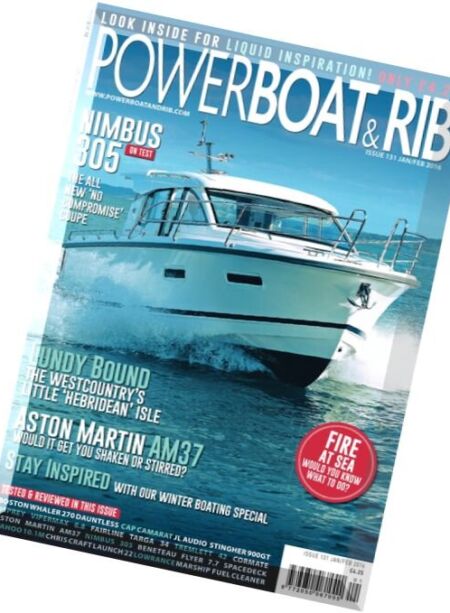 PowerBoat & RIB Magazine – January-February 2016 Cover
