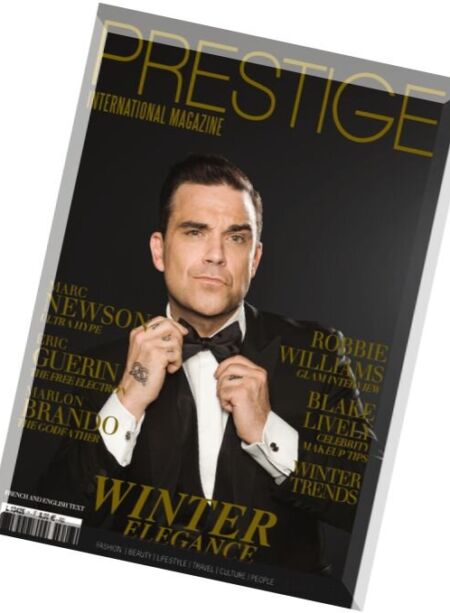 Prestige International Magazine – Winter 2015-2016 Cover