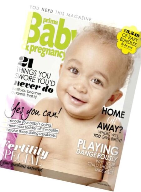 Prima Baby & Pregnancy – January 2016 Cover
