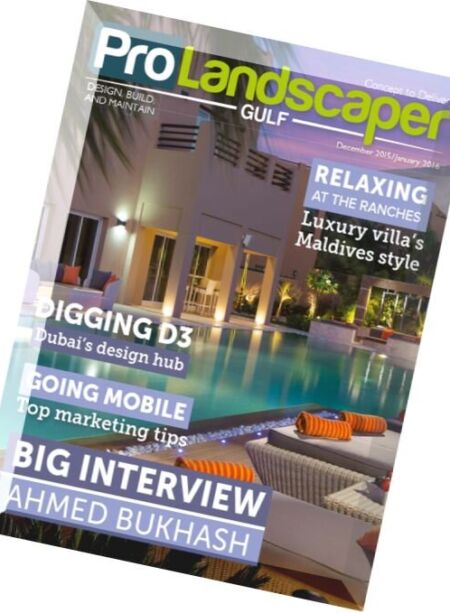 Pro Landscaper Gulf – December-January 2016 Cover