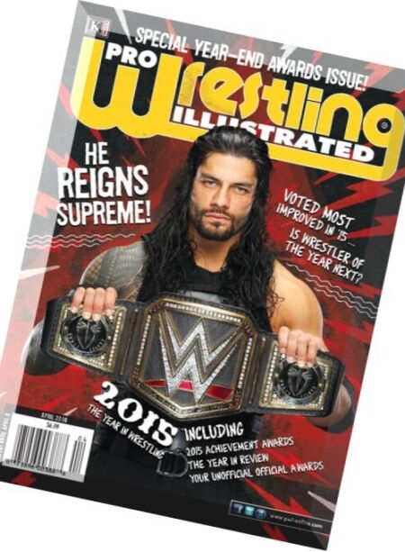 Pro Wrestling Illustrated – April 2016 Cover