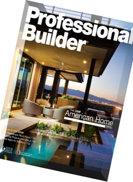 Professional Builder – January 2016 Cover