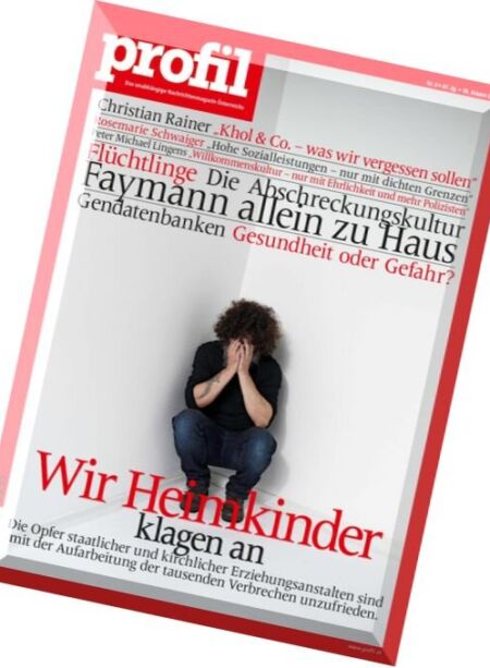 Profil – 18 Januar 2016 Cover