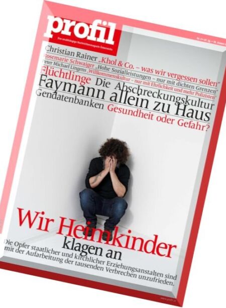 Profil – 18 Januar 2016 Cover