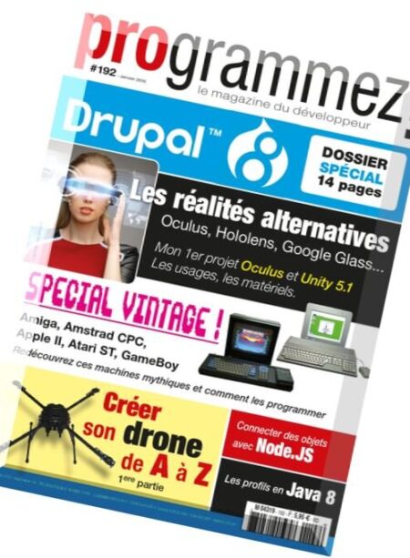 Programmez – Janvier 2016 Cover