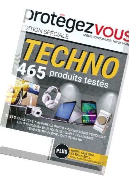 Protegez-Vous – Edition speciale Techno, Decembre 2015 Cover