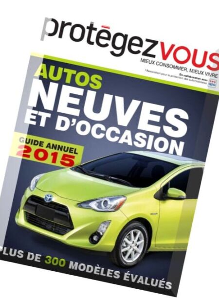 Protegez-Vous – Guide Annuel Autos 2015 Cover