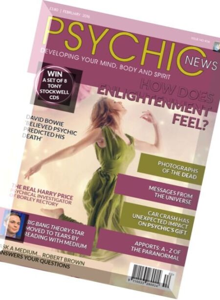 Psychic News – February 2016 Cover