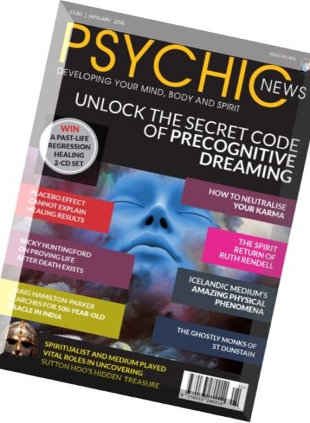Psychic News – January 2016 Cover