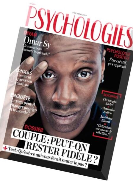 Psychologies France – Fevrier 2016 Cover