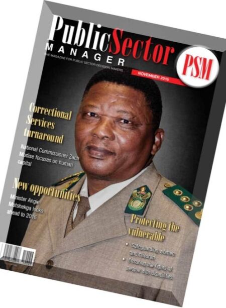 Public Sector Manager – November 2015 Cover
