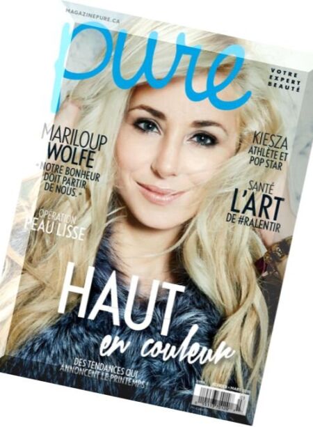 Pure Magazine – Fevrier-Mars 2016 Cover