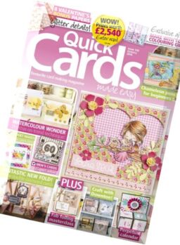 Quick Cards Made Easy – January 2016