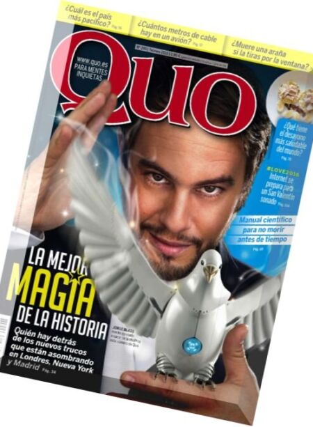 Quo – Febrero 2016 Cover