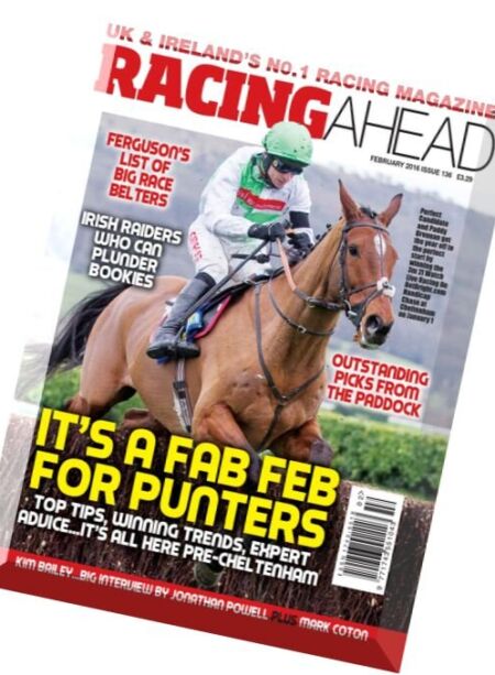 Racing Ahead – February 2016 Cover