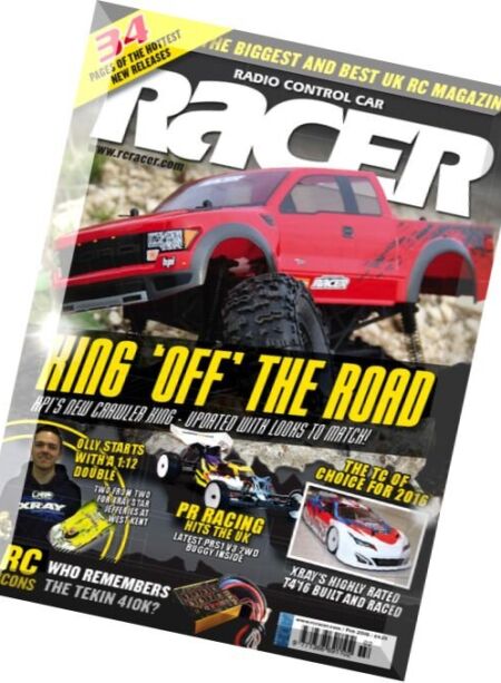 Radio Control Car Racer – February 2016 Cover