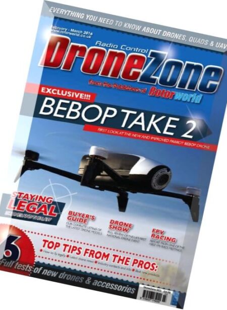 Radio Control DroneZone – February-March 2016 Cover