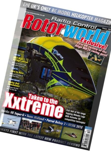 Radio Control Rotor World – March 2016 Cover