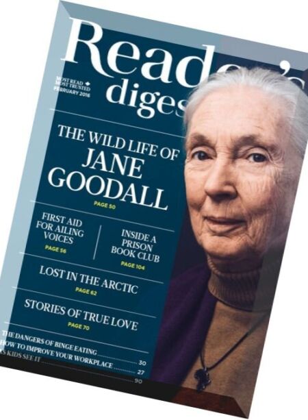 Reader’s Digest Canada – February 2016 Cover