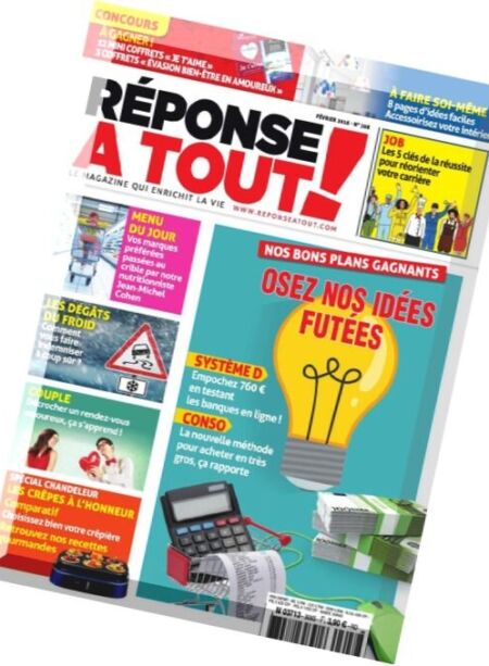 Reponse A Tout ! – Fevrier 2016 Cover