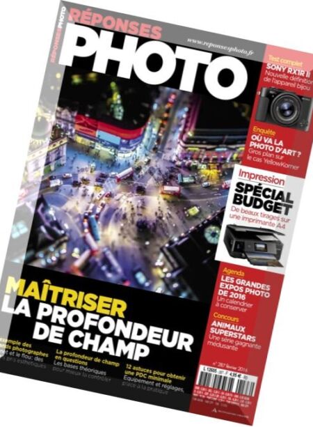 Reponses Photo – Fevrier 2016 Cover