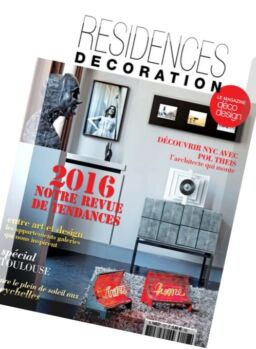 Residences Decoration – Janvier-Fevrier 2016